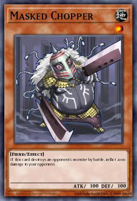 Masked Chopper — Yu-Gi-Oh! GX Spirit Caller promotional cards EN003