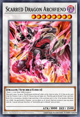 Scarred Dragon Archfiend — Rarity Collection 5 EN044