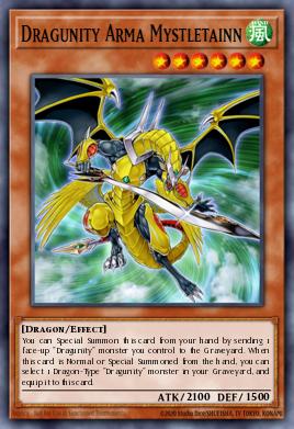 Arma Mystletainn Dragunidade — Dragunity Legion Structure Deck EN002
