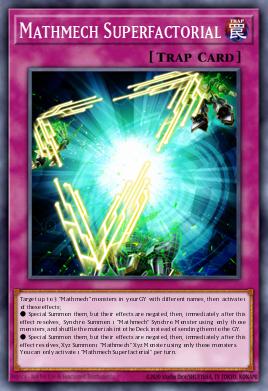 Superfatorial Mechamático — Mystic Fighters EN012