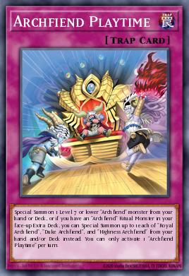 Archfiend Playtime — Burst Protocol EN073