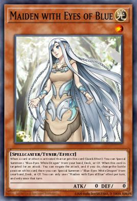 Donzela com Azul nos Olhos — Legendary Duelists: White Dragon Abyss EN008