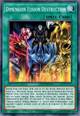 Destruição da Dimensão Fusão — Structure Deck: Sacred Beasts EN046