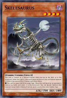 Esqueletossauro — Dinosmasher's Fury Structure Deck EN018