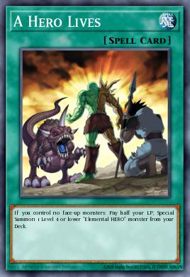 Um Herói Vive — HERO Strike Structure Deck EN026