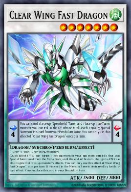 Dragão Veloz de Asas Transparentes — Legendary Arc-V Decks ENS29
