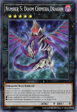 Número 5: Dragão Quimera da Perdição — Dark Neostorm Special Edition EN092