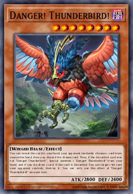 Perigo! Pássaro-trovão! — Structure Deck: Dark World EN019