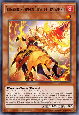 Courageous Crimson Chevalier Bradamante — Battles of Legend: Monstrous Revenge EN014