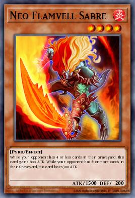 Sabre de Neo Flamvell — Onslaught of the Fire Kings Structure Deck EN011