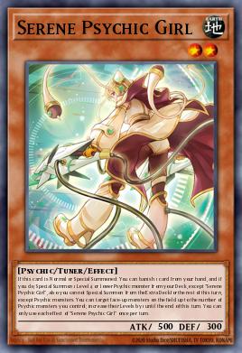 Serene Psychic Girl — Duelist's Advance EN013