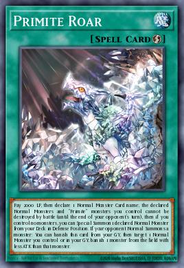 Primite Roar — Legendary Arc-V Decks ENO22