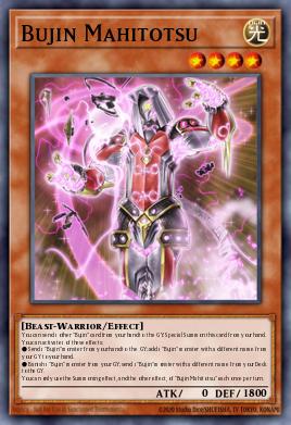 Bujin Mahitotsu — Lightning Overdrive Premiere! promotional card EN012