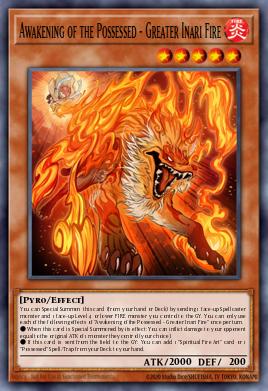 Despertar dos Possuídos - Grande Fogo Inari — Structure Deck: Spirit Charmers EN006