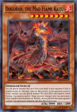 Dogoran, o Kaiju Louco das Chamas — OTS Tournament Pack 5 EN004