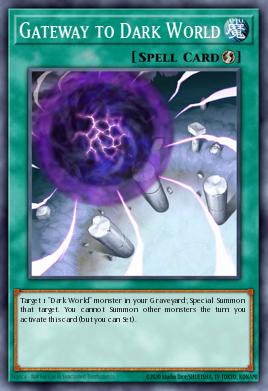 Portal para o Mundo Negro — Structure Deck: Dark World EN029