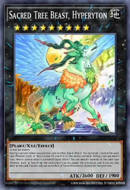 Besta Árvore Sagrada, Hyperyton — Blazing Vortex Premiere! promotional card EN047