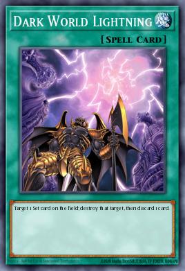 Relâmpago do Mundo Negro — Structure Deck: Dark World EN030