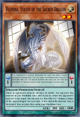 Vulmina, Statue of the Sacred Dragon — 2025 Mega-Pack Tin EN400
