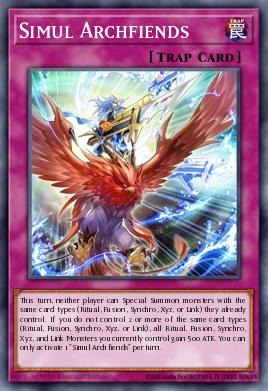 Simul Archfiends — Darkwing Blast EN078