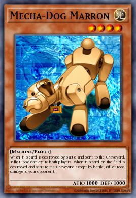 Cão Máquina Marron — Flaming Eternity EN019