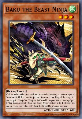 Baku the Beast Ninja — Darkwing Blast EN017