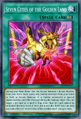 Sete Cidades da Terra Dourada — Blazing Vortex Premiere! promotional card EN062