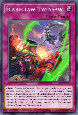 Scareclaw Twinsaw — Darkwing Blast EN075
