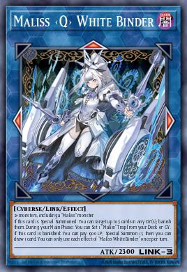 Maliss <Q> White Binder — Crossover Breakers EN019