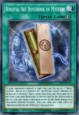 Ninjitsu Art Notebook of Mystery — Darkwing Blast EN061