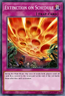 Extinção do Cronograma — Dinosmasher's Fury Structure Deck EN033