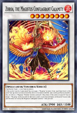 Zoroa, a Calamidade Conflagrante Magistus — Burst of Destiny EN045