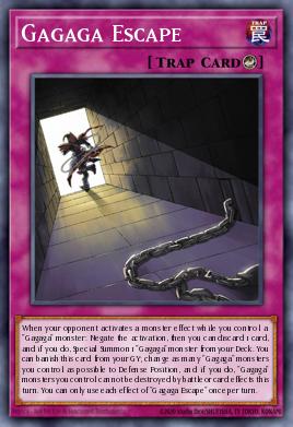 Gagaga Escape — Battles of Legend: Glorious Gallery EN037