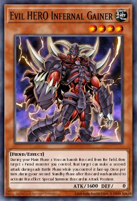 HERÓI Maligno Gainer Infernal — Legendary Collection 2: The Duel Academy Years Mega Pack EN030