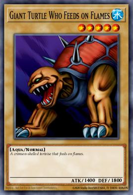 Tartaruga Gigante Que Se Alimenta de Chamas — Magic Ruler 022