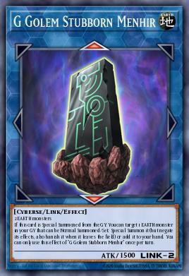 G Golem Stubborn Menhir — Battles of Legend: Crystal Revenge EN043