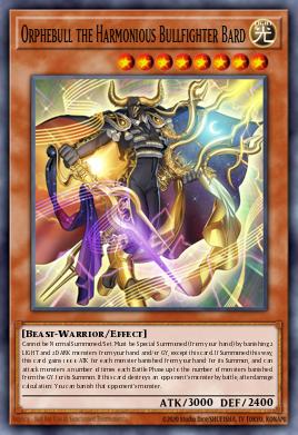 Orphebull the Harmonious Bullfighter Bard — Photon Hypernova EN082