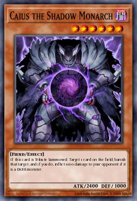 Caius, o Monarca das Sombras — Premium Gold EN066