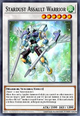 Guerreiro Agressor da Poeira Estelar — Legendary Duelists: Synchro Storm EN053