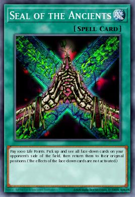 Seal of the Ancients — Yu-Gi-Oh! Power of Chaos: Kaiba the Revenge promotional cards 003