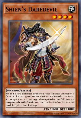 Temerário do Shien — Samurai Warlords Structure Deck EN020