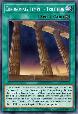 Templo da Cronomalia - Trílito — Dawn of Majesty Premiere! promotional card EN059