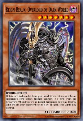 Reign-Beaux, o Suserano do Mundo Negro — Structure Deck: Dark World EN004