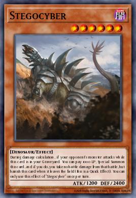 Estegociber — Dinosmasher's Fury Structure Deck EN016