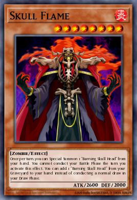 Caveira de Flamas — Yu-Gi-Oh! 5D's Wheelie Breakers Promotional Cards EN002