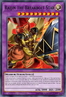 Raijin the Breakbolt Star — Battles of Legend: Crystal Revenge EN037